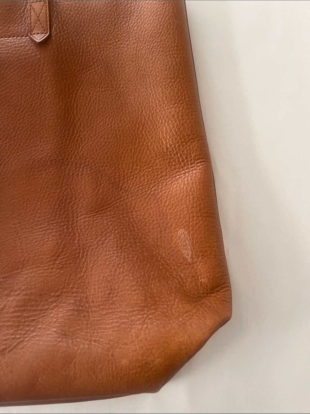 Madewell Leather Tote in Cognac Brown - Picture 4 of 5